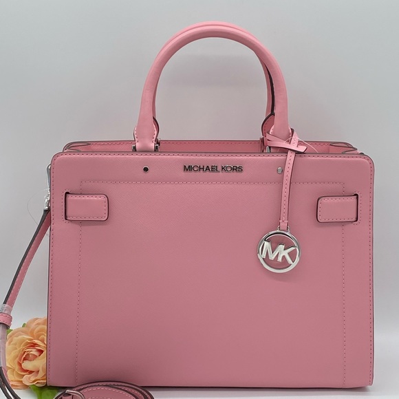 MICHAEL KORS RAYNE MEDIUM EW SATCHEL CARNATION - Picture 12 of 14